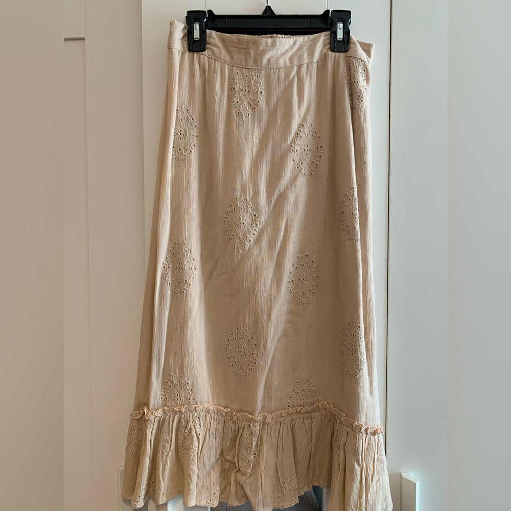 Sim & Sam light pink flowy skirt